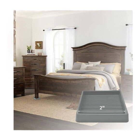 Furniture Coasters 8 Pcs Furniture Castors 2in.  Grey - Picture 2 of 4